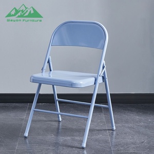 <span class=keywords><strong>Sedia</strong></span> da <span class=keywords><strong>Giardino</strong></span> Pieghevole Wayon in Metallo Nero con <span class=keywords><strong>Cuscino</strong></span> Grigio, Arredo Esterno Portatile per Patio, Prato e Bordo Piscina - Product Image 4