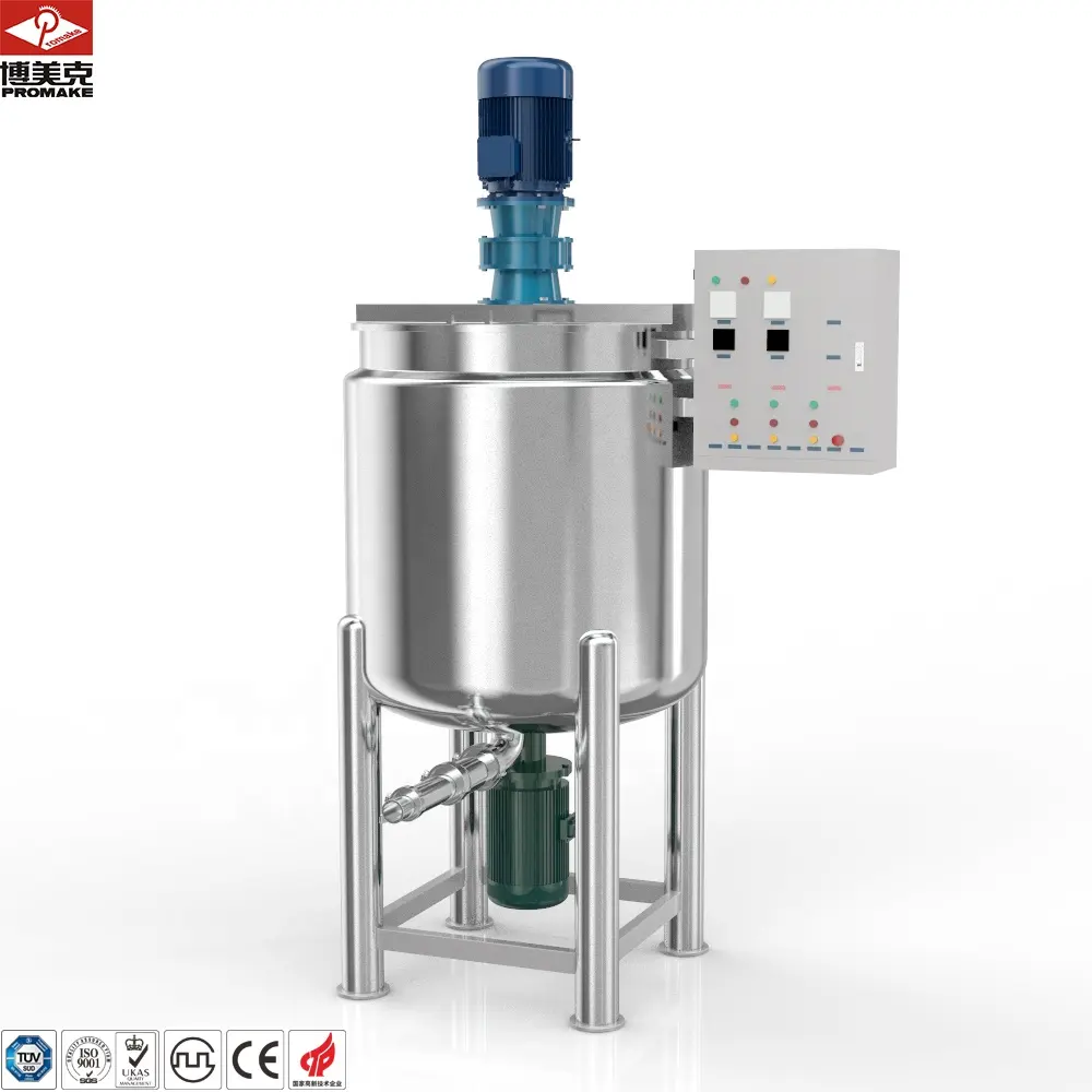 Promake Factory Mixing Homogenizer Mixer Conditioner, Liquid Detergent, Hand Soap, Shampoo, Sanitizer, Dishwash Making Machine