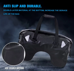 Sac de selle latéral pour moto personnalisé de 30 L, imperméable, sac de selle arrière, sac de voyage, barre anti-choc pour moto - Product Image 5