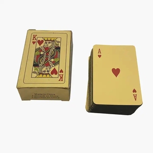 Naipes de Póker Miniatura con Lámina de Oro <span class=keywords><strong>999</strong></span> de 100 Dólares, Chapados en Oro de 24k - Product Image 4