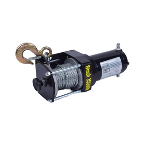 <strong>12V</strong>/24V <strong>Electric</strong> <strong>Mini</strong> <strong>Winch</strong> 2000-20000 Lbs - Steel Cable - With Wireless Remote Controller - Product Image 1