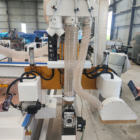 Máquina Router CNC de 3 Ejes con Riel Cuadrado HIWIN 30, PLC y Motor con Husillo de 9kW para Madera, PVC, Aluminio, Espuma y Acrílico
