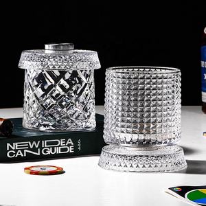 Verres à boisson rotatifs pour cocktails, verre à whisky épais en cristal taillé, verre à whisky à l'ancienne, verre à whisky pour le scotch - Product Image 4