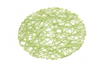 Tapis de table 38 cm en tissu, fait main, moderne, de luxe, style bohème américain, écologique, motif brindilles creuses en papier, pour extérieur, mariages et événements naturels