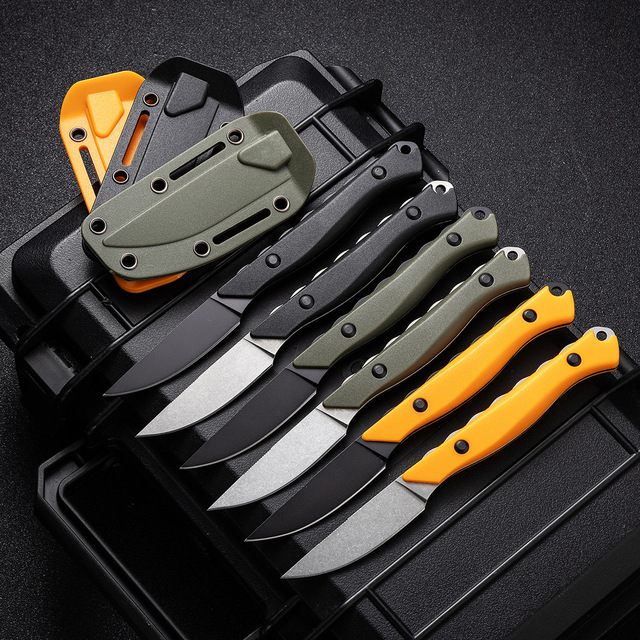 Wholesale Pocket Design Custom Durable Fixed Blade Tactical Tool Outdoor Survival Knife for Camping Hunting Multitasking