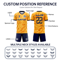 Maillot de football personnalisé pour adultes en gros, sublimation, séchage rapide, 100 % polyester