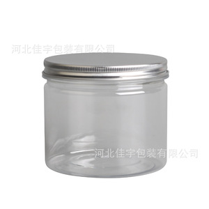 Pet Transparent Food Grade Round <b>Plastic</b> Jar 100Mm Diameter Airtight For Dried Fruits And Snacks <b>Packaging</b> - Product Image 1