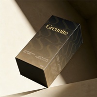 Boîte de soins de la peau écologique de luxe avec logo personnalisé |   Emballage en papier rigide noir et or avec fermeture magnétique et gaufrage |   Cosmétiques en gros