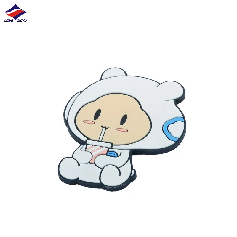 Longzhiyu Custom Cute Bear Fridge Magnets with Personalized Logo Kawaii Anime Cartoon Trinket for Home Decor and Toys