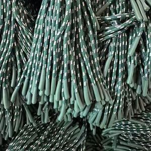 Cordones de Poliéster Trenzados con Logotipo Personalizado, Duraderos, Ecológicos, de Alta Tenacidad, con Puntas de Goma para Bolsas y Prendas, 10 mm - Product Image 1