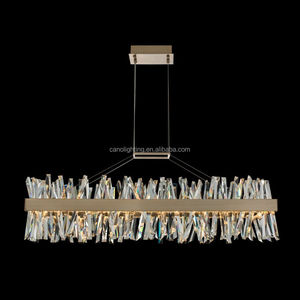 Lámpara de Techo Colgante de Lujo <span class=keywords><strong>para</strong></span> <span class=keywords><strong>Interiores</strong></span>, Nueva Iluminación Moderna, Araña de Cristal LED, Lámpara Colgante - Product Image 4