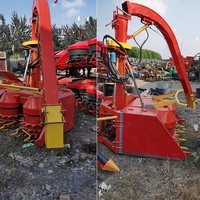 Moissonneuse-batteuse à double rangée pour ensilage de fourrage, machine à ensilage de tiges de maïs, machine à ensilage de fourrage, machine à récolter la paille, prix