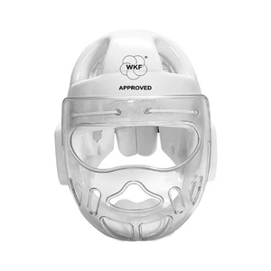 <span class=keywords><strong>Casque</strong></span> de karaté blanc style WKF avec visière - Product Image 1