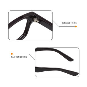 Óculos Ópticos Retangulares Retro TR90 com Armação Flexível e Transparente em Cores Sólidas - Product Image 3