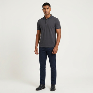 Polo Personalizado para Hombre, Talla XL, Manga Corta, 100% Algodón de Calidad, Diseño Piqué, Color Sólido, para Golf, Casual, Verano - Product Image 1