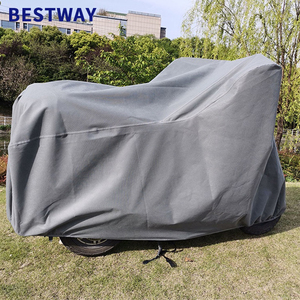 <span class=keywords><strong>Housse</strong></span> de moto imperméable en PEVA, résistante aux UV, avec protection du moteur et protection intégrée - Product Image 6