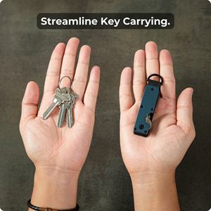 <strong>Key</strong> Organizer for Men <strong>Compact</strong> <strong>Key</strong> <strong>Holder</strong> Minimalist Case Metal <strong>Chain</strong> for Keychain Secures 2-5 <strong>Keys</strong> - Product Image 5