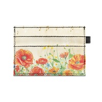Porte-cartes personnalisé imprimé léopard guépard dessin animé, 3 couches, simple face, pour filles, vente en gros