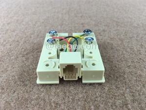 Boîtier de connexion téléphonique RJ11 CAT3 6P4C 1 câble de port fabricant professionnel échantillon prix d'usine gratuit - Product Image 6