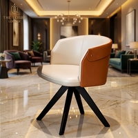 Fauteuil individuel moderne pour salon, ensemble de meubles de luxe, fauteuil en velours pivotant pour salon