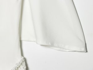 PB&ZA Nuovo Abito Estivo da Donna con Schiena Scoperta, Maniche Corte, Perline e Dettagli a Contrasto, Mini Abito Corto 4772378 - Product Image 4