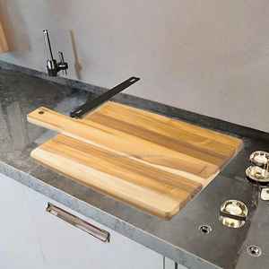 Tabla de Cortar de Madera Natural Premium con Mango para Verduras, Frutas y Carne, Duradera y Ecológica - Product Image 4