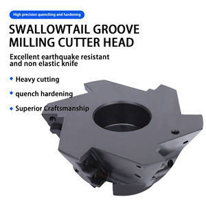 Fraise à rainure en V à queue d'aronde haute résistance, disque de fraisage CNC pour le nettoyage, tête de fraise pour l'usinage des métaux - Product Image 5
