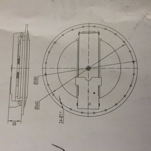 오일 연료 조 (Carbon steel 맨홀 <span class=keywords><strong>cover</strong></span> 의 tanker Man Lid - Product Image 2