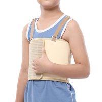 Attelle de soutien thoracique respirante pour la fixation des fractures costales et la protection des enfants, ceinture de maintien thoracique ajustable