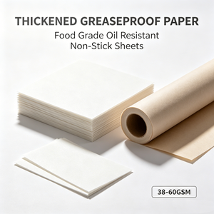 Wholesale 30-60gsm Greaseproof Paper Sheet and <b>Roll</b> for Fast Food <b>Kit</b> 5/7 Grade Grease proof Paper - Product Image 2