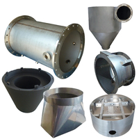 Services de soudage, découpe laser, pliage et fabrication de tôles sur mesure en acier inoxydable 304 pour grands bobins, cônes, barils et réservoirs