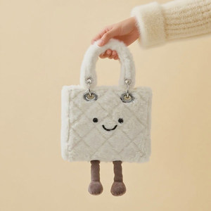 Nuova Edizione Collaborativa Jellycats: <span class=keywords><strong>Borse</strong></span> a Tracolla in Peluche Autunno-Inverno e <span class=keywords><strong>Borse</strong></span> in Pelle con Cartoni Animati per Donne - Product Image 5