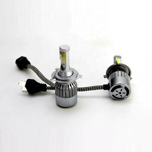 Venta al por Mayor de Faros LED COB H4 H13 9004 9007 C6 de 6000K 72W 12V 7200LM de Buena Calidad y Bajo Precio para Sistemas de Iluminación Automotriz - Product Image 4