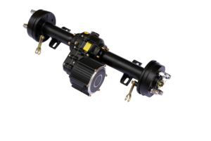 Elektrikli üç tekerlekli bisiklet arka aks montaj entegre davul fren bölünmüş disk fren mühendisliği dört tekerlekli değişim dişli diferansiyel modi - Product Image 5