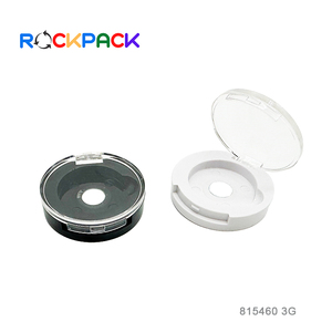 Màu đen màu trắng rỗng màu duy nhất trang điểm bóng mắt Eyeshadow <span class=keywords><strong>Palette</strong></span> mắt mỹ phẩm trường hợp - Product Image 5