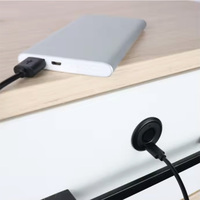 EVERGOOD ZC03 Serrure d'empreinte digitale électronique Serrure biométrique Serrure d'empreinte digitale à réponse rapide avec port USB-C pour le déverrouillage d'urgence