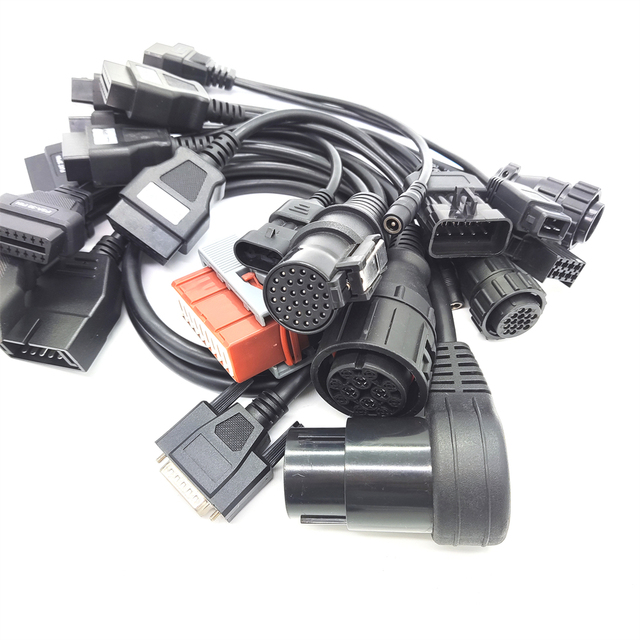 16pin High Quality OBD2 OBD Cable Conversion Cable PVC Copper Conductor for PSA GM Benz for Ford Diagnostics GPS Tracker