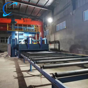 Automatische Walzen tunnel der Serie Q69 Stahlplatte Oberflächen rosten tfernung Reinigung Schleif strahl maschine - Product Image 4