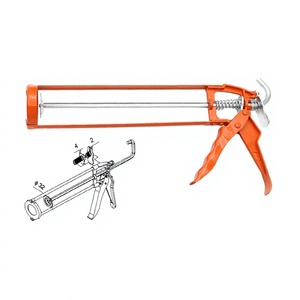 Heavy Duty 9 Inch Manual Caulking Gun, 310ml Dual <b>Rod</b> Silicone Sealant Gun for Home Improvement & Construction - Product Image 4