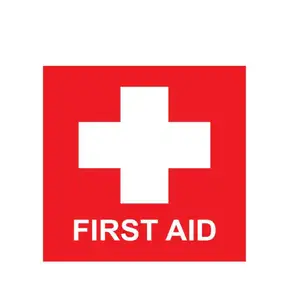 Emergency First Aid Kit Signs Stickers