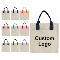 Sac fourre-tout en toile minimaliste, écologique, réutilisable, de haute qualité, avec poignée renforcée et logo personnalisé, vente en gros