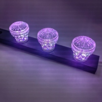 12V Cabochon Led Point Light 60mm 5050 RGB Étanche 24v Led Ampoule Avec Profil En Aluminium Amusement Ride Led Pixel Point Light