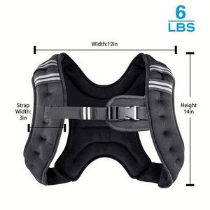 Nouveau Gilet Lesté Réfléchissant en Néoprène Respirant et Durable pour Hommes et Femmes, Idéal pour l'Entraînement, le Jogging, le Cardio et la Marche - Product Image 5