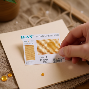 Ilan Adesivi Brillanti 3mm Colore 4 750pz Strass - Product Image 2