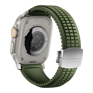 Nueva <span class=keywords><strong>Correa</strong></span> Deportiva de Fluororubber SEURE, Mismo Estilo para <span class=keywords><strong>Apple</strong></span> <span class=keywords><strong>Watch</strong></span>, <span class=keywords><strong>Correa</strong></span> de Goma de 44, 45, 46, 49 mm para iWatch Series Ultra/11/10/9/8/SE - Product Image 5