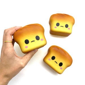 Jouets Squishy en PU Mignons à Remontée Lente, Aliments Simulés (Pain, Gâteau), Jouet Anti-Stress à Presser pour Adultes et Enfants - Product Image 2