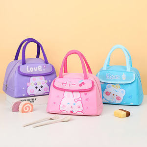 Sac à lunch isotherme portable de grande capacité tenu dans la main frais et frais nouvelle arrivée pour le transport du déjeuner au travail - Product Image 6