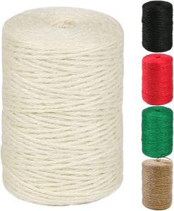 Cuerda de Yute Natural Reforzada para Tapicería y Ribetes, Cuerda de Cáñamo Versátil de Fácil Manejo, Rollo de 328 Pies - Product Image 3