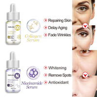 Vente en gros label privé sérum visage à l'acide hyaluronique bio sérum raffermissant hydratant anti-rides avec écran solaire SPF 50