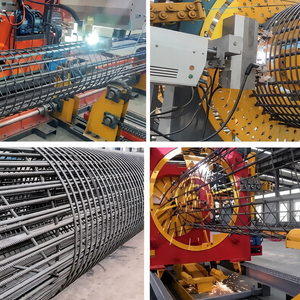 Equipo de Soldadura Avanzado para la Fabricación de Jaulas de Acero con Control Numérico, Rolado y Soldadura Automáticos para Malla de Refuerzo - Product Image 4